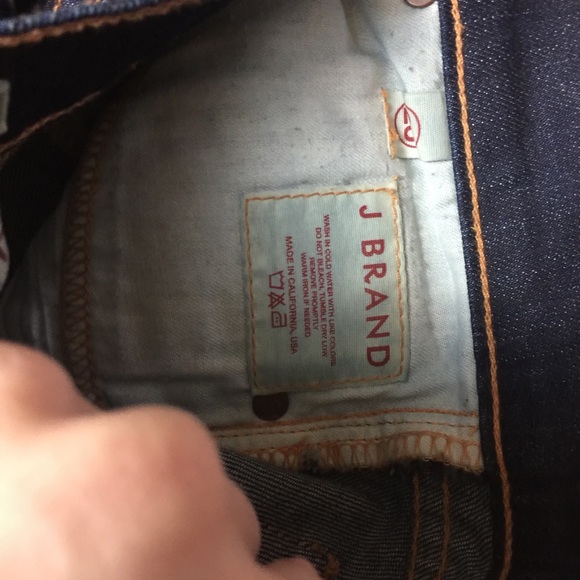 J BRAND Dark Wash Denim Slim Skinny Ink Jeans - Picture 5 of 8